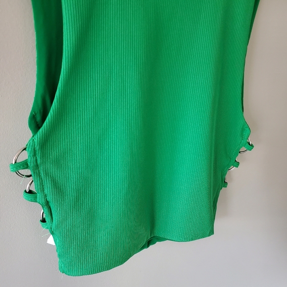 NWT Forever 21 XS Y2K Whimsigoth Punk Grunge Coachella Festival E-Girl Crop Top - Picture 8 of 9